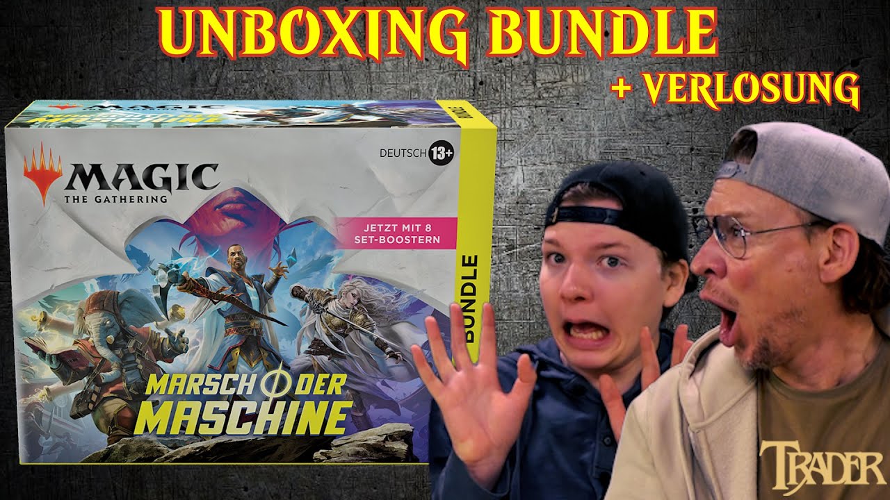 MTG March of the Machine Opening Bundle deutsch | Magic the Gathering Unboxing | Trader 2023