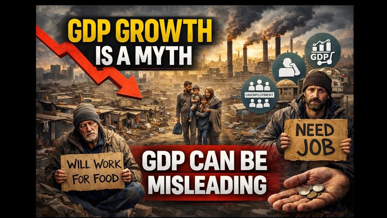 Is GDP growth a myth? Why GDP can be misleading? 