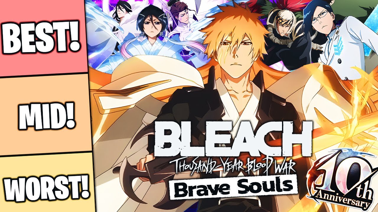RANKING ALL 10TH ANNIVERSARY CHARACTERS! Bleach: Brave Souls!