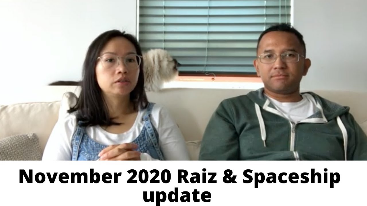 our update with Spaceship and Raiz account November 2020