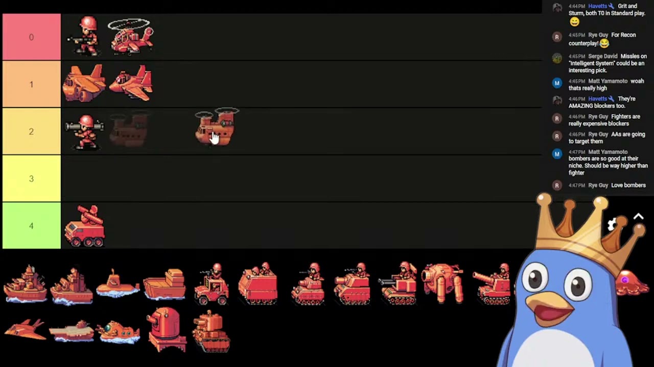 Stream Excerpt: Standard Unit Tier List - Featuring @atruebossawbw