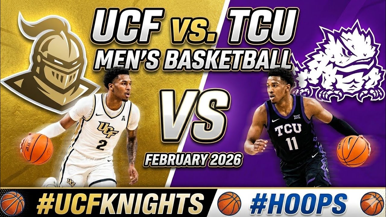 UCF vs. TCU Men’s Basketball February 2026 #ucfknights #hoops 