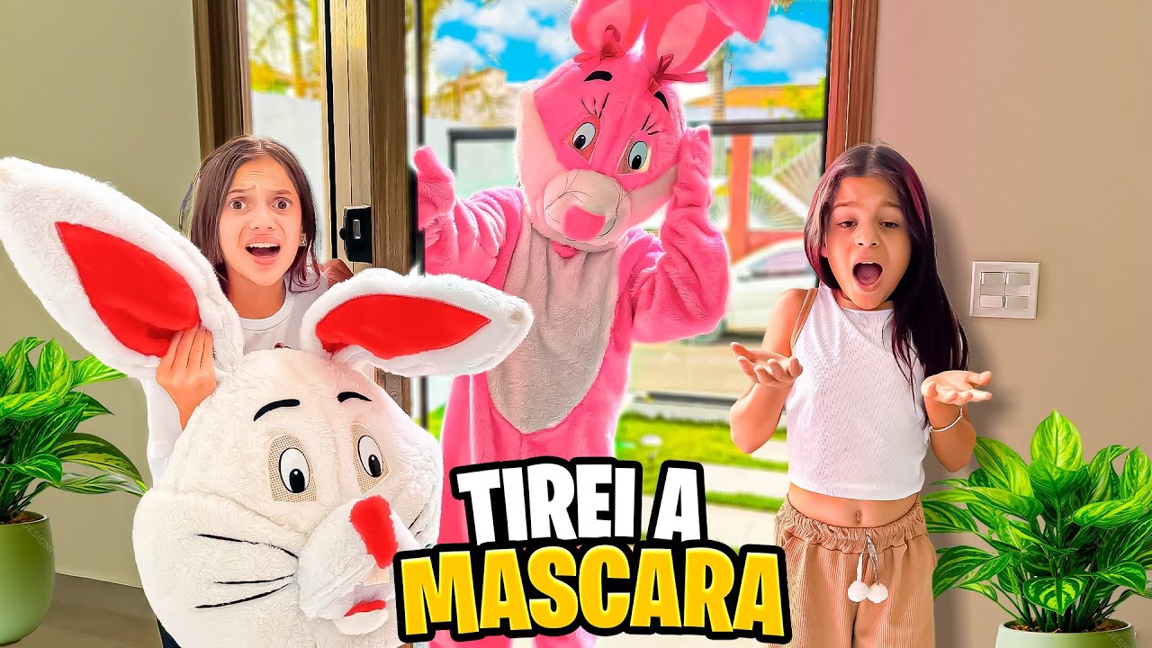 JÉSSICA TIROU A MASCARA DO COELHO MALVADÃO E ELE LEVOU A PLACA DELA (Jéssica Sousa e Família)