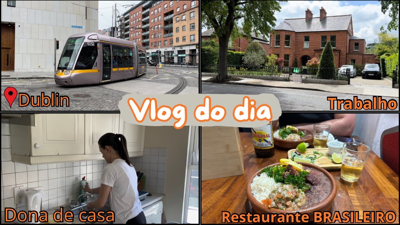 Meu dia morando na Irlanda. ROTINA |TRABALHO | DONA DE CASA | RESTAURANTE BRASILEIRO