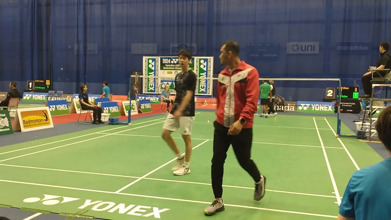 Moncton National Junior Mai 2024 BS U19 FINALE Asher Bedi vs Oliver Chen D&eacute;but
