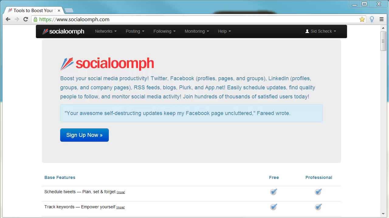 How To Set Up An Auto Response Back To New Followers In Twitter Through Socialoomph