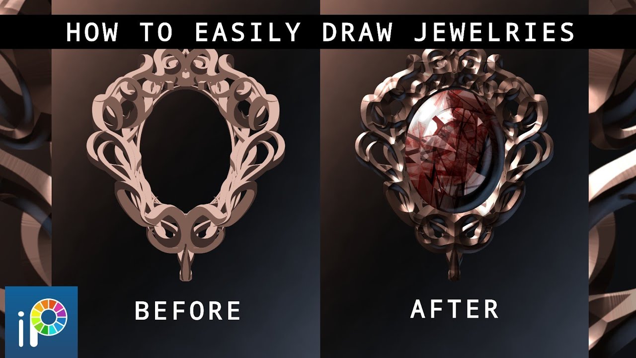 [Ibispaint X] How to EASILY draw jewelries! | shaicastillo_