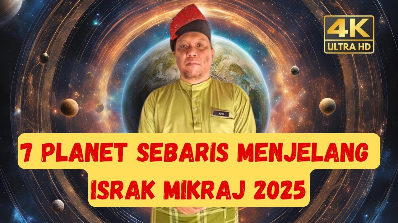 7 planet sebaris menjelang Israk Mikraj ❤️❤️ Subahanallah   - Ustaz AUNI