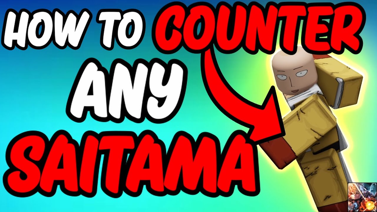 How To Counter Any Saitama Player (Roblox The Strongest Battlegrounds)