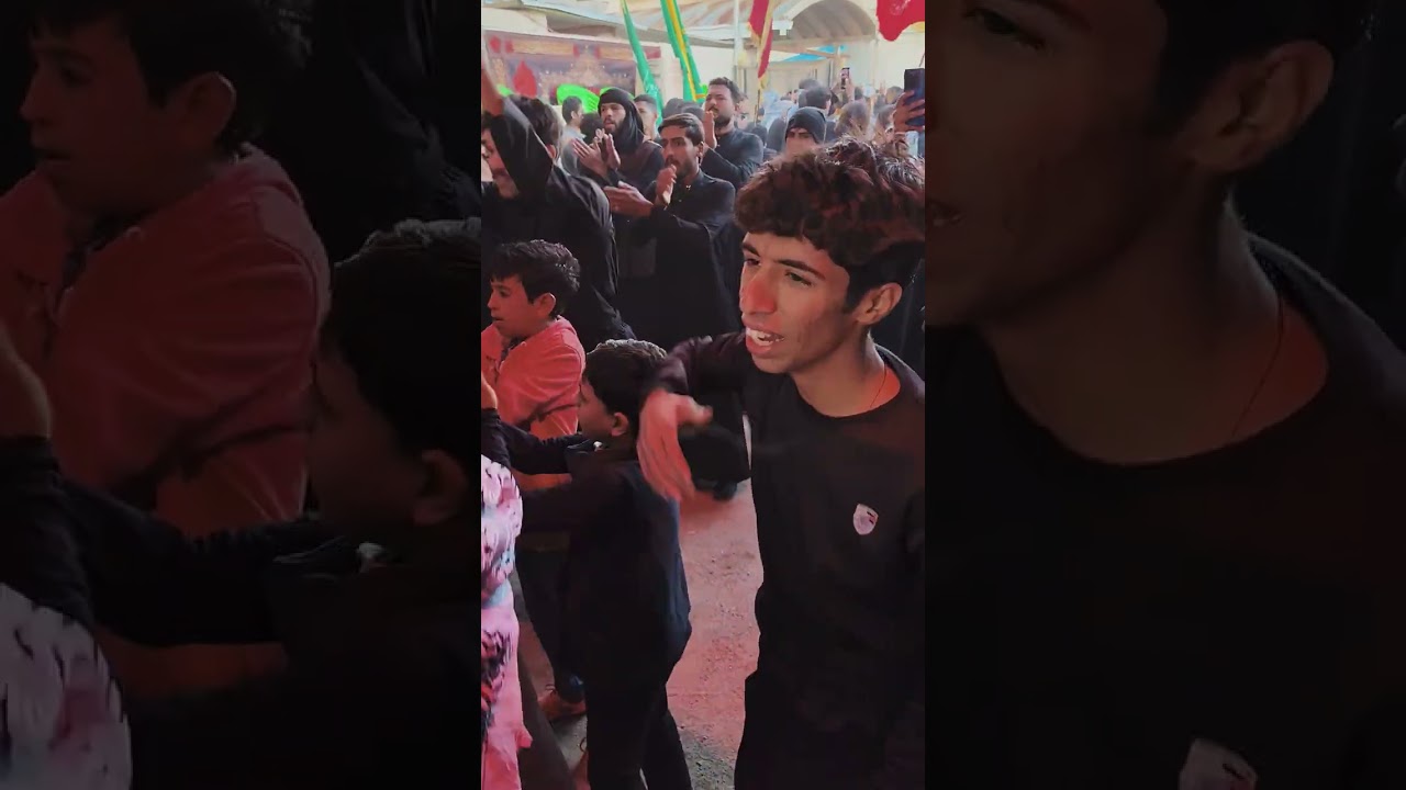 تشييع السيدة زينب عليها السلام ومجلس عزاء في الفاتحة في ابو الخصيب شوف المعزين شلون يلطمون بحركة