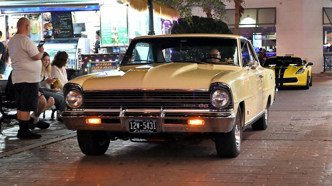 20260313 - Kissimmee, Florida - Parade Video at the Old Town Friday Evening Muscle Car Cruise