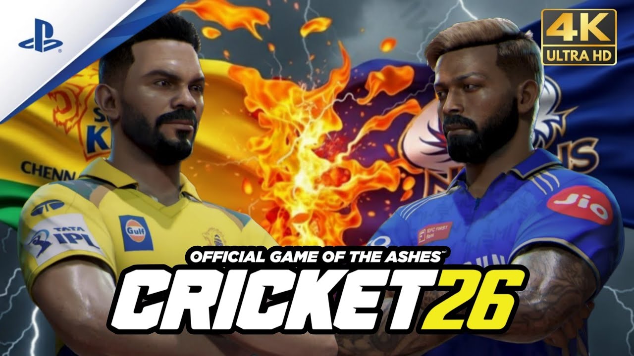 Chennai Super Kings 🆚 Mumbai Indians 🔥 10-Over Historic Thriller | Cricket 26 Full Match Gameplay 💛💙