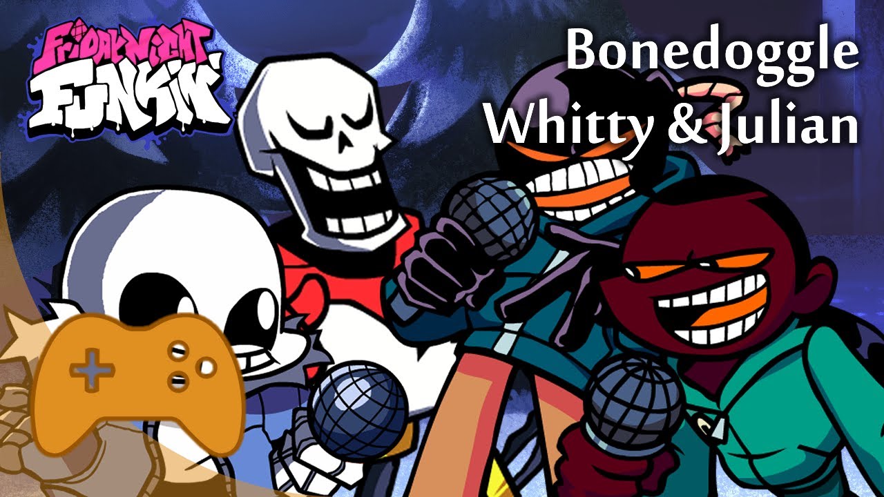 Whitty & Julian vs Sans & Papyrus: Bonedoggle - Friday Night Funkin'