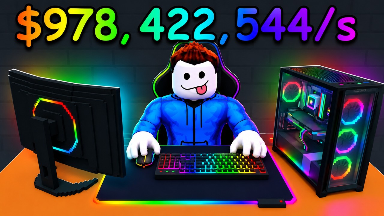 Я построил гейминг-кафе МАКСИМАЛЬНОГО УРОВНЯ в Roblox!