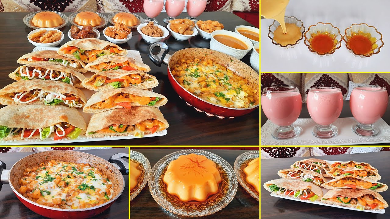 شهيوات اليوم شي حاجة طووب♨️سوندويتشات بحشوة خطيرة🌭مقيلة سريعة بلا لحوم 🍳رايبي منزلي🥛 تحلية