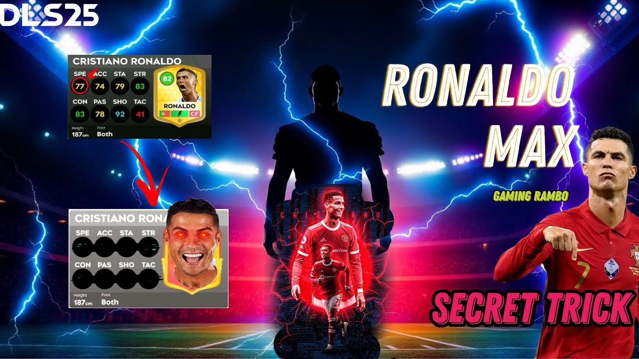 ⚽ MAX Level Ronaldo – Destroying Defenders in DLS 25 🔥🏆 | Dls 25 Ronaldo Max🚀