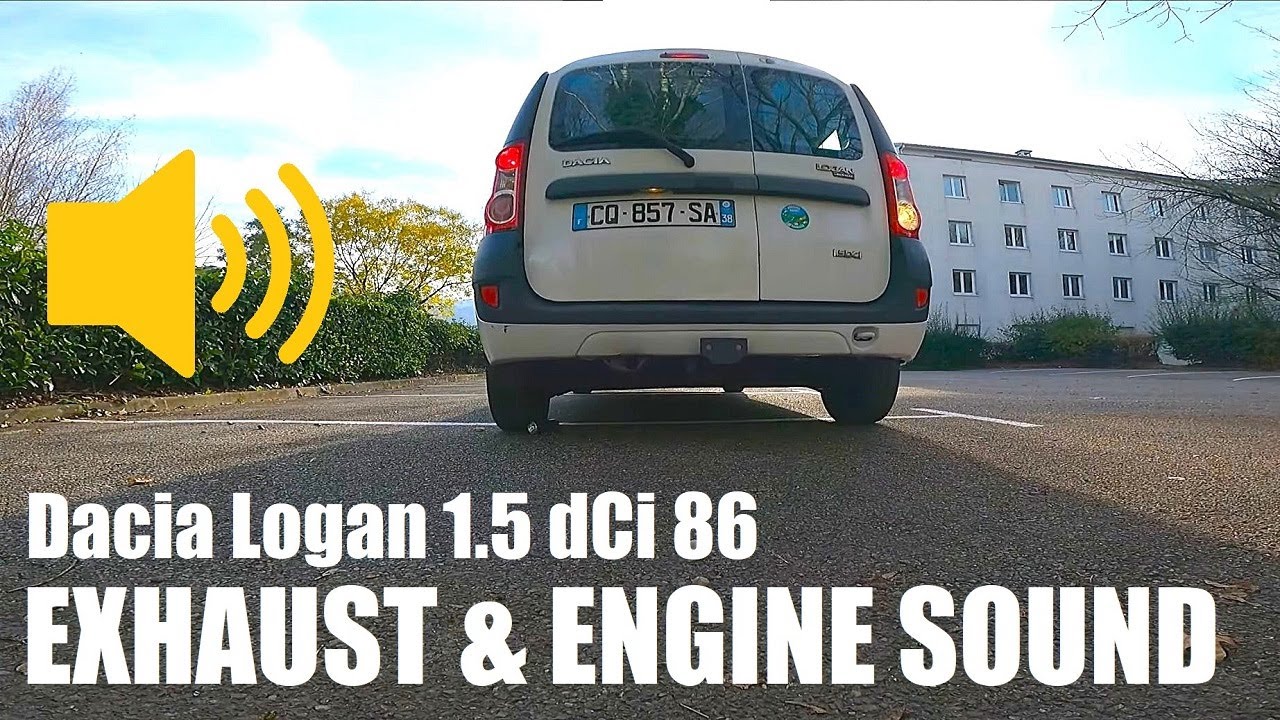 🎶 Dacia Logan 1.5 dCi Exhaust & Engine Sound Acceleration - داسيا لوغان ديزل