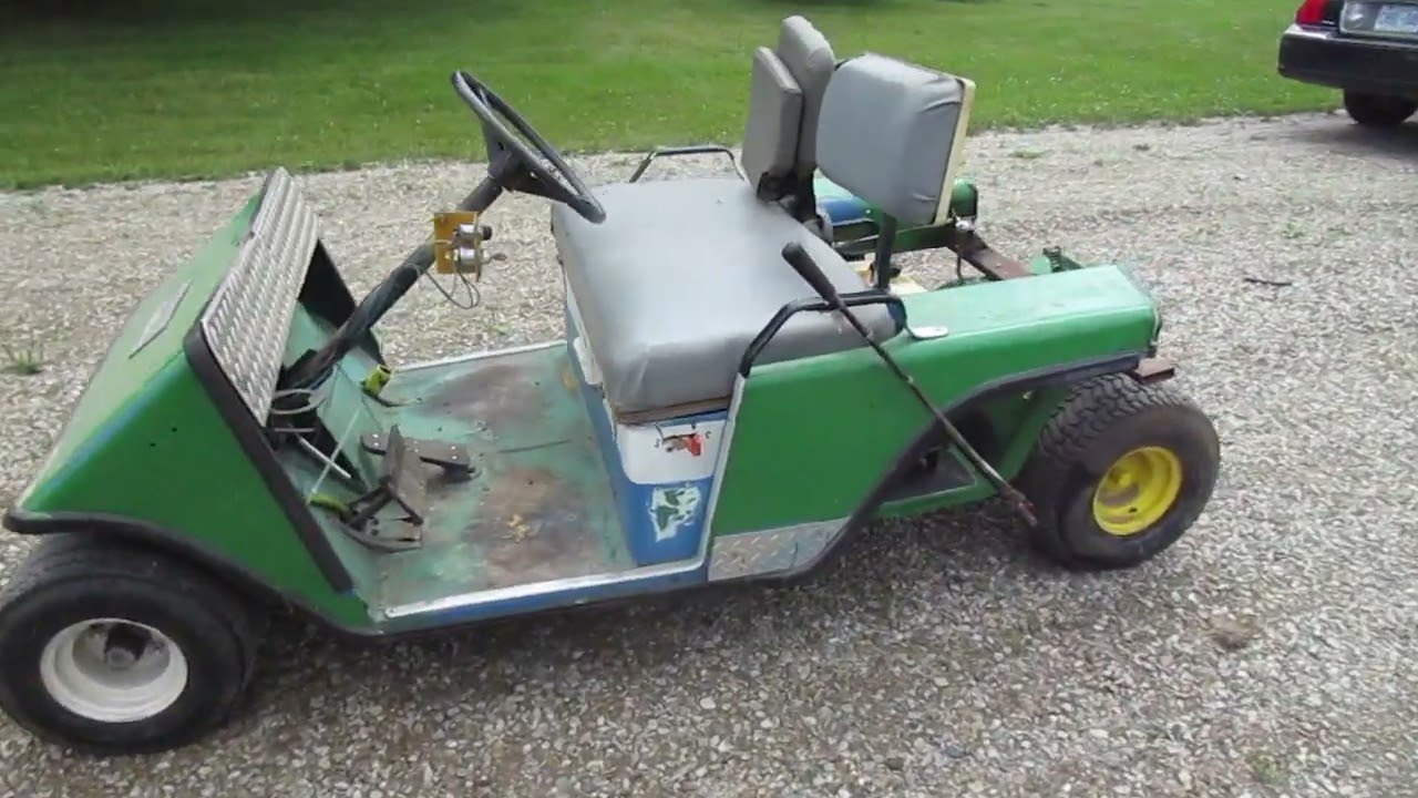 MVI 2449  golf kart repower with lawntractor