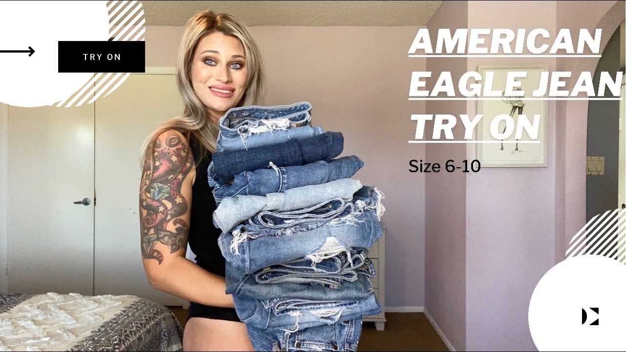 American Eagle Jean Try On