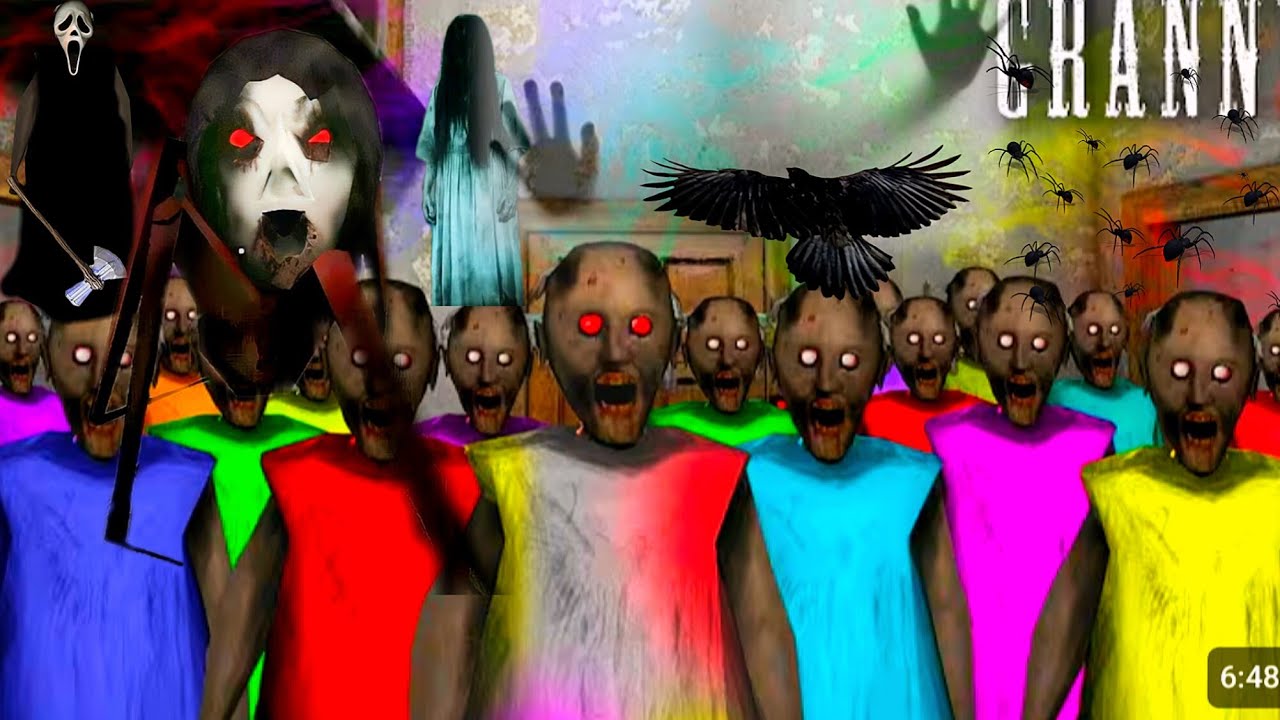 GRANNY HORROR GAMES | ZOMBIE GRANNY GAMES CHAPTER 5  ESCAPE GAMEPLAY 😱🤣 #granny #horror #live