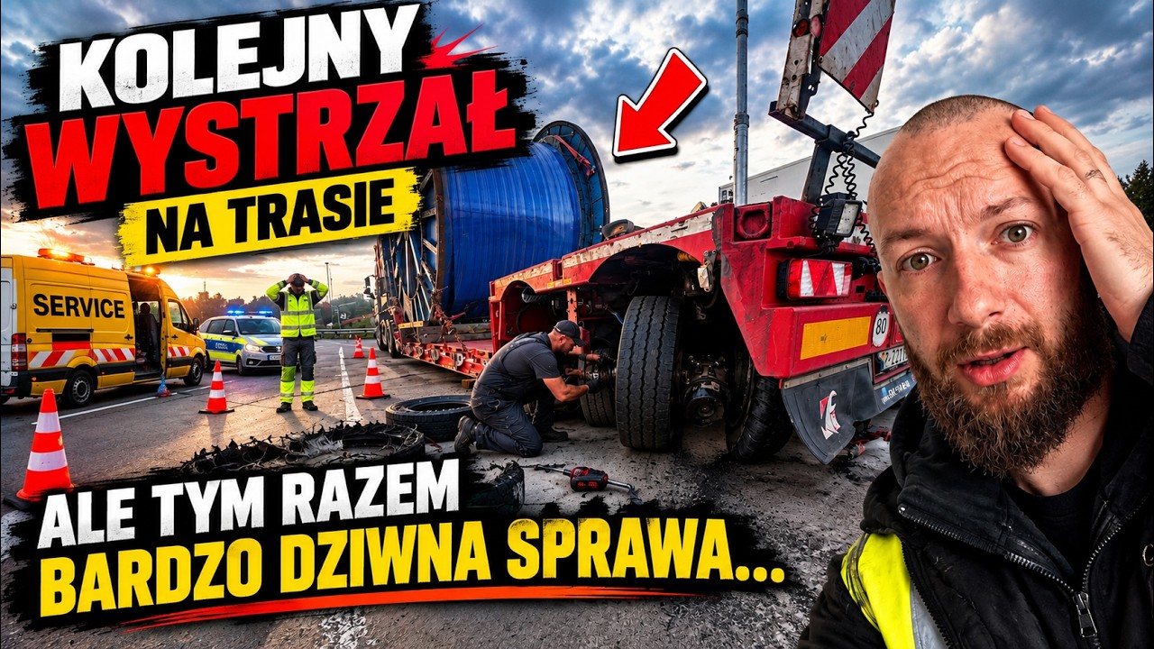 Kolejny wystrzał na trasie&hellip; Ale tym razem bardzo dziwna sprawa🤔