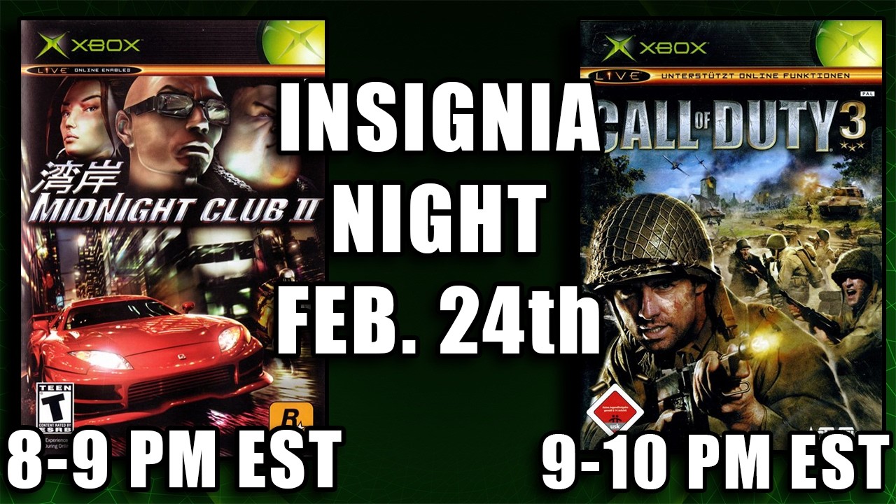 Playing Midnight Club II and Call of Duty 3 on the Original Xbox Live with Insignia