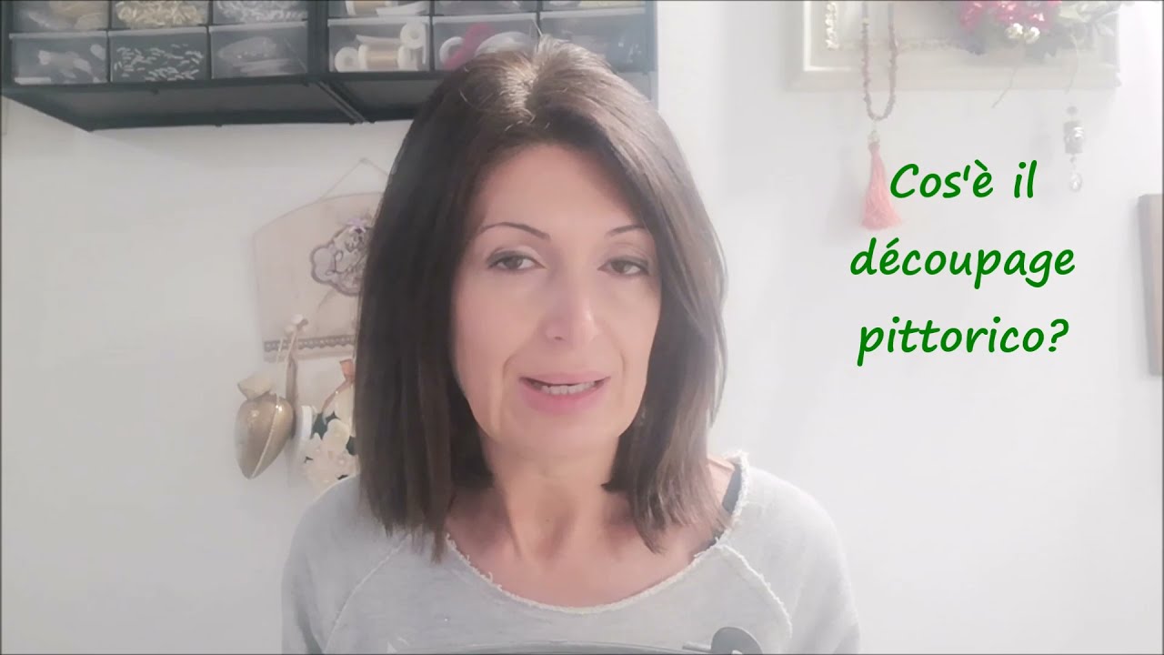 Secchio di latta découpage pittorico - Ilaria Boscarecci