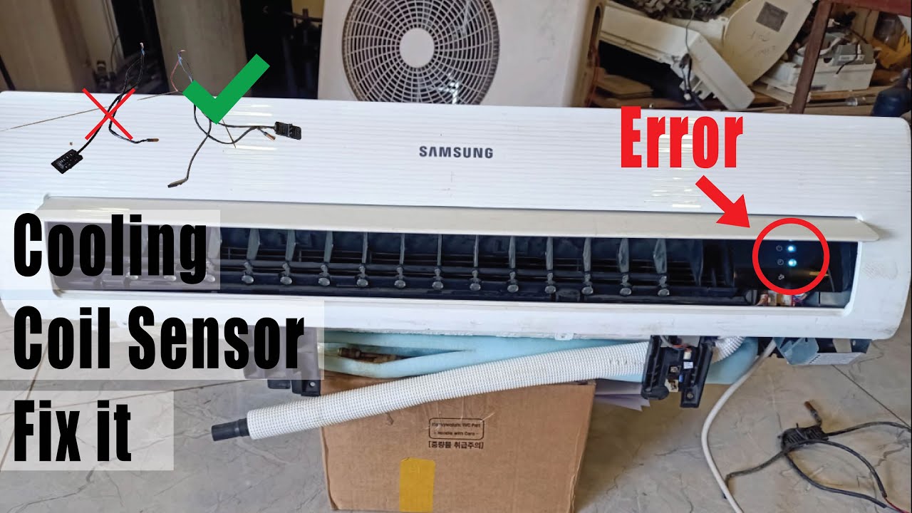 Samsung AC Cooling Coil Sensor Error Code Problem And fix It