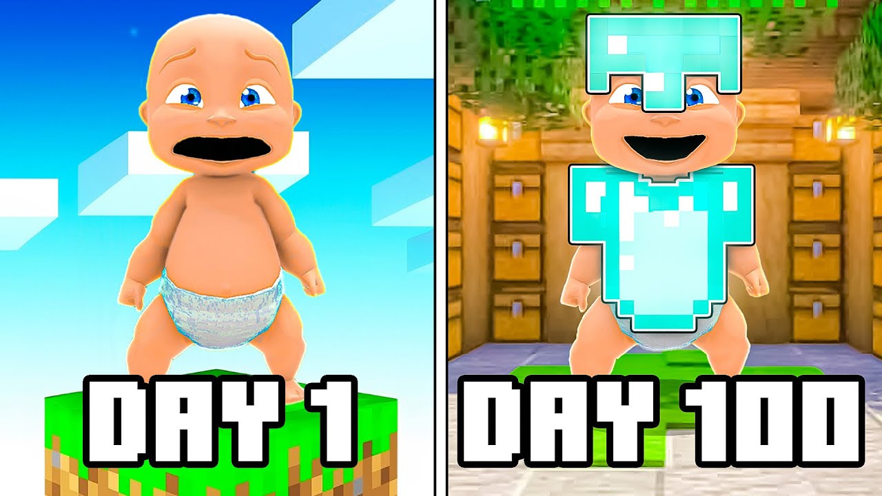 Baby STUCK on ONE BLOCK for 100 DAYS!