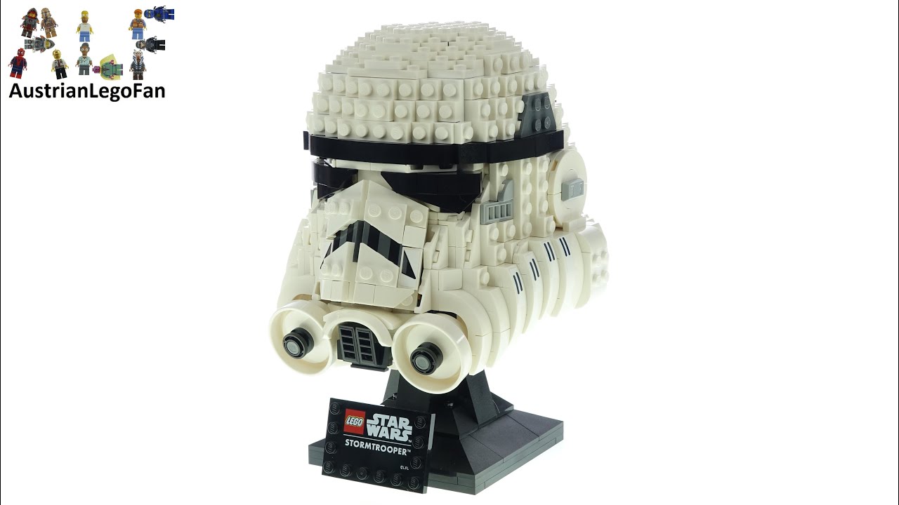 LEGO Star Wars 75276 Stormtrooper Helmet - Lego Speed Build Review
