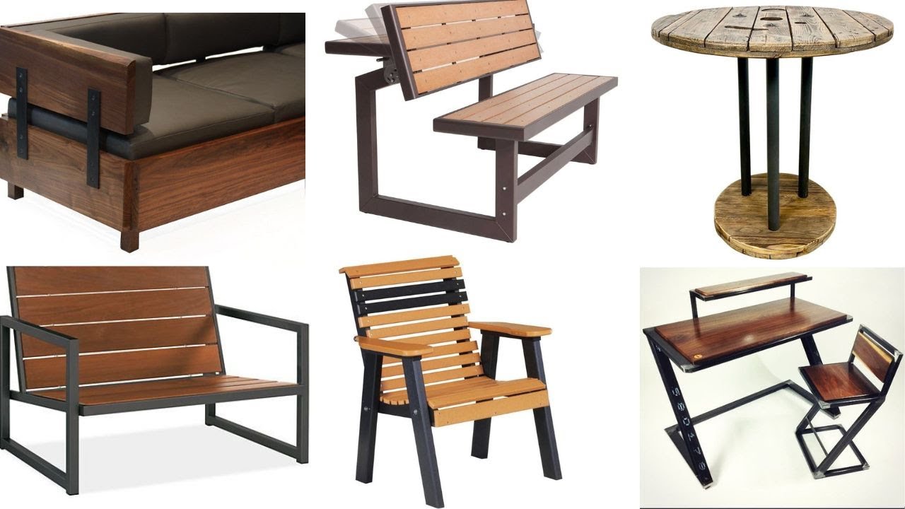 Eco - Chic Furniture Using Old Wood and Metal