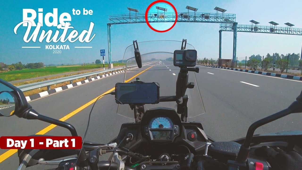 Delhi to Kolkata | Caught on Speed trap | Solo | Versys 650 | Day 1