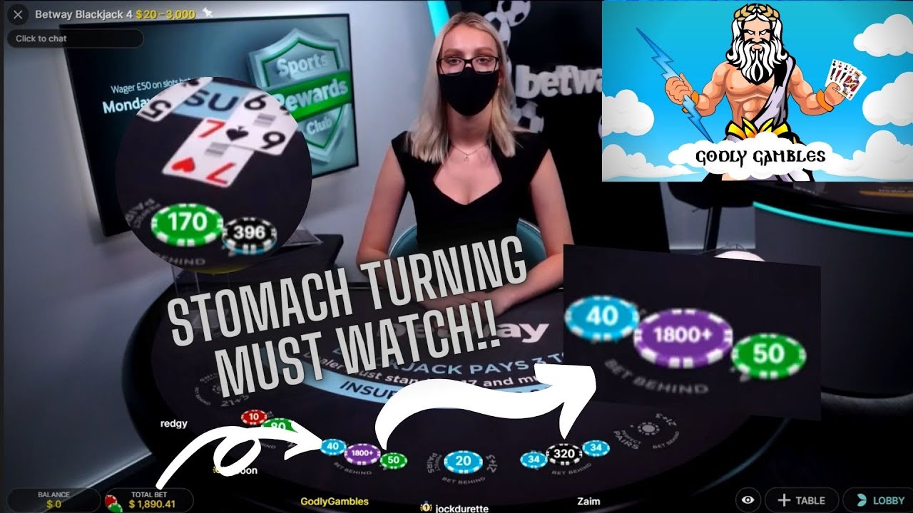 MUST WATCH STOMACH TURNING LIVE BLACKJACK SESSION