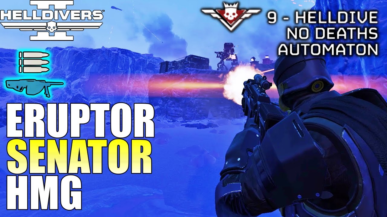 Helldivers 2 - Eruptor Gameplay on Automaton (No commenatry, Max difficulty, No deaths)