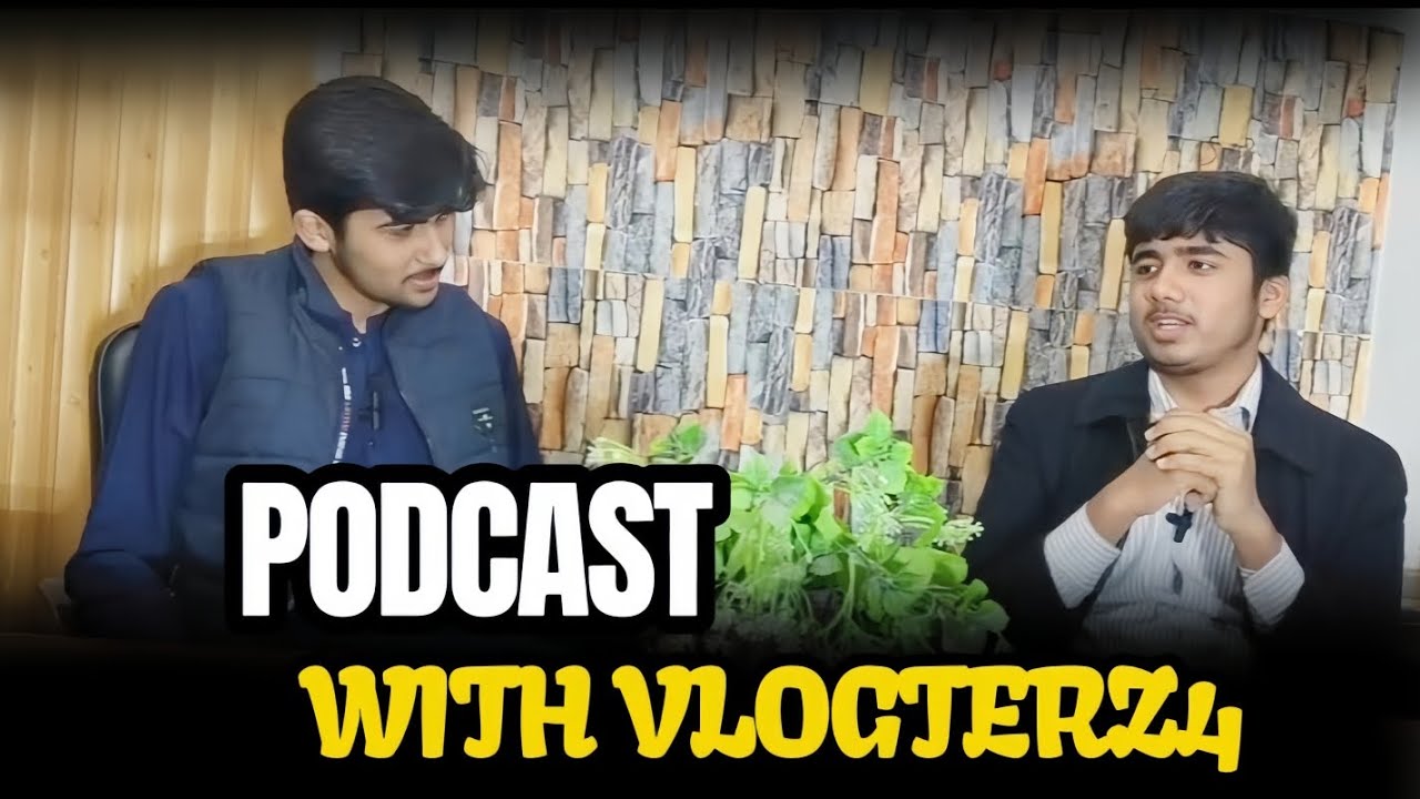 PODCAST WITH VLOGTERZ4 💯👍🎉###podcast 
