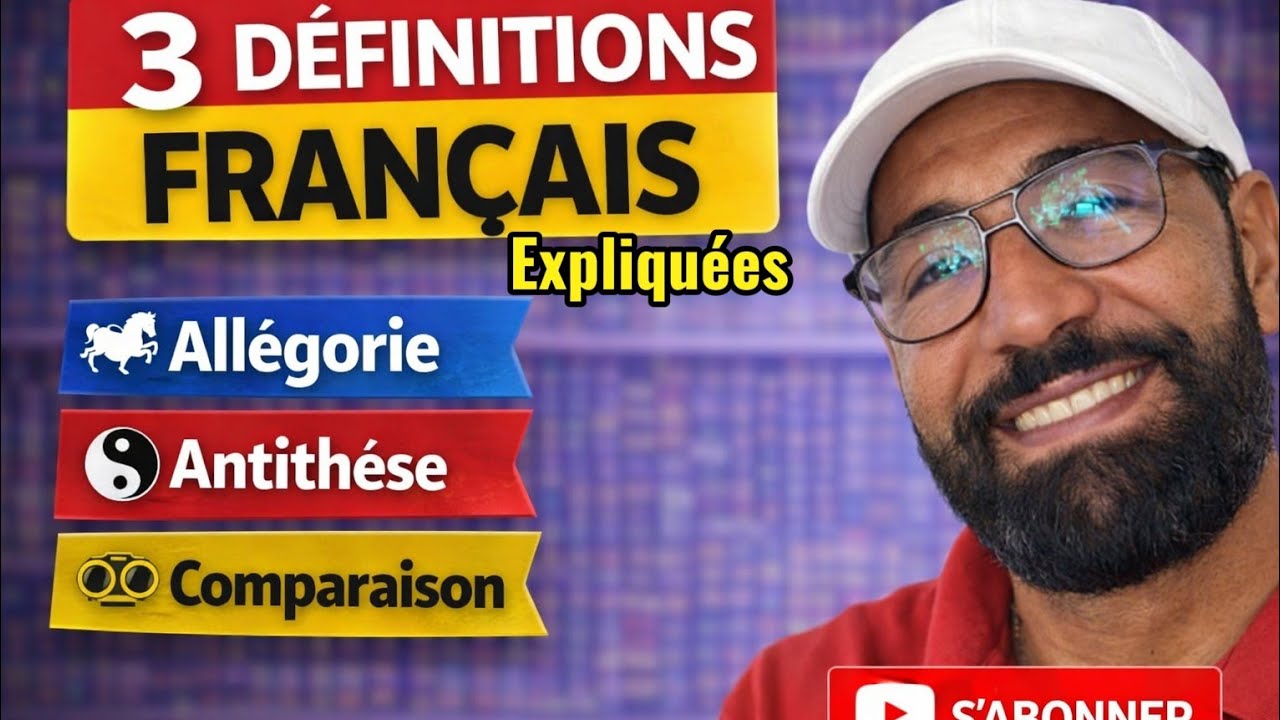 📘 Allégorie, Antithèse et Comparaison👉 Définitions simples + exemples expliqués | Français facile