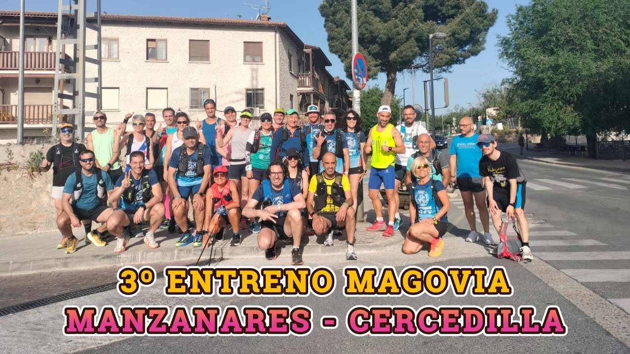 3º ENTRENE Madrid - Segovia 2025. MANZANARES el Real - CERCEDILLA