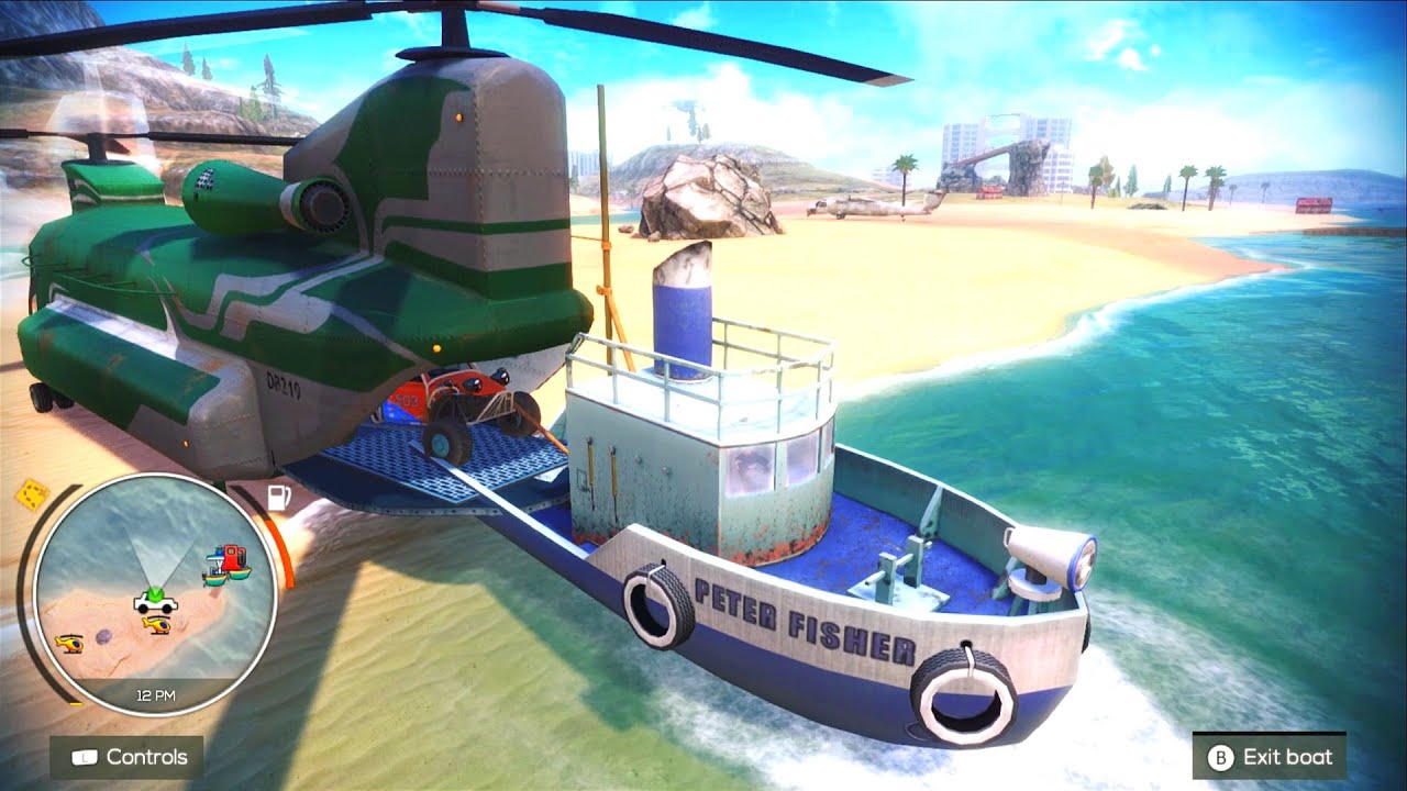 Loading The Buggy On Peters Fisher Boat | Off The Road Unleashed Nintendo Switch Gameplay HD