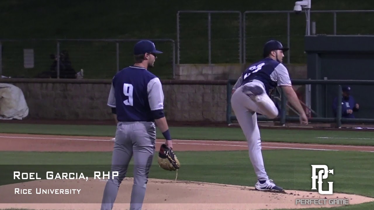 Roel Garcia, RHP, Rice University, Open Side Angle