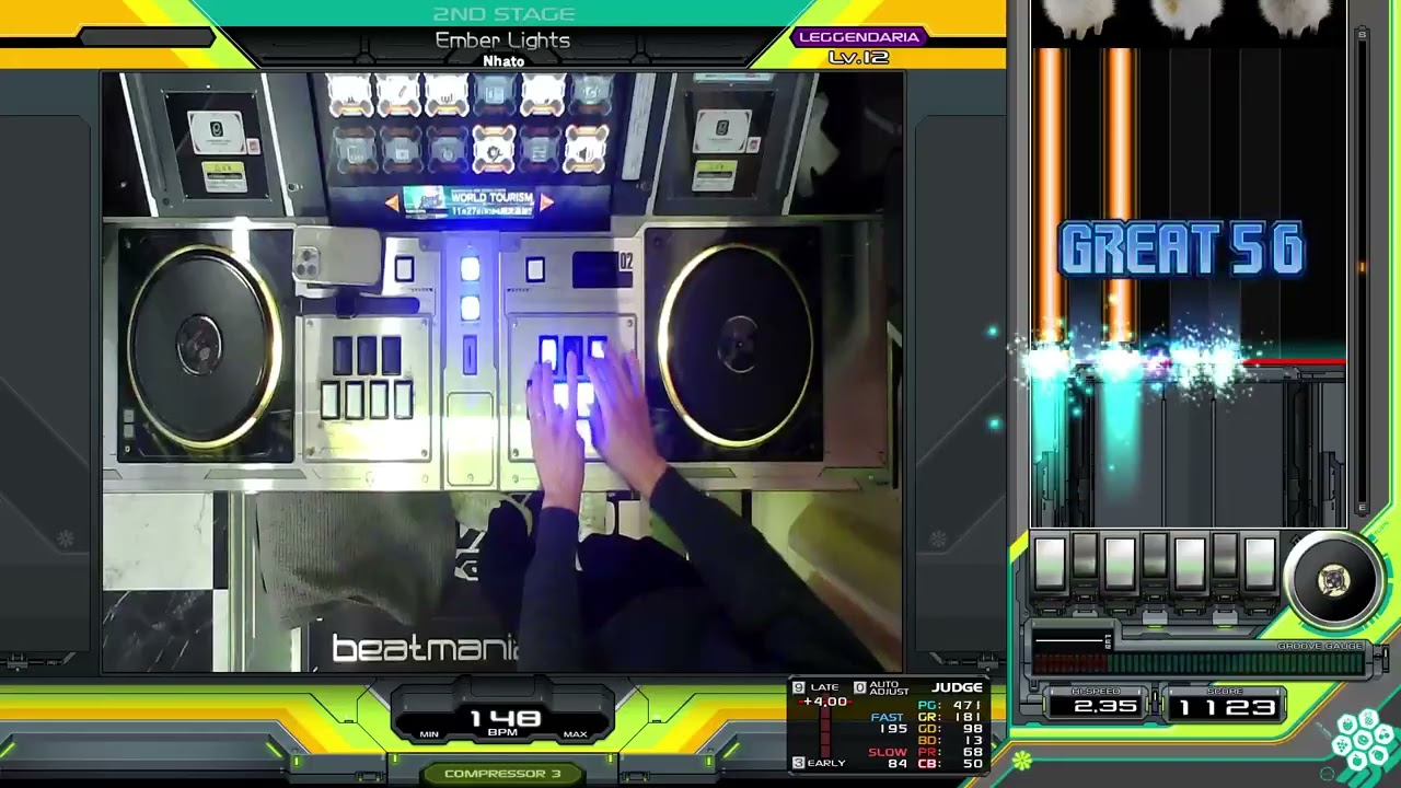 beatmania IIDX 33 Sparkle Shower Ember Lights SPL 2Pミラー