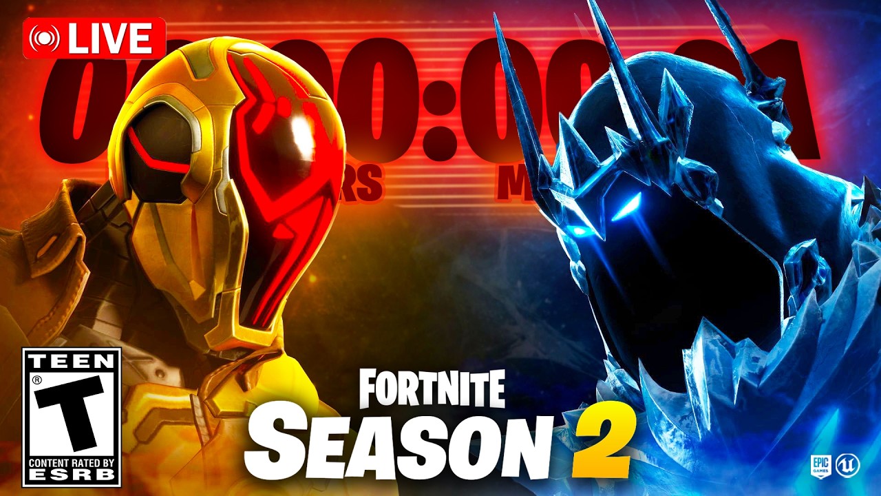 🔴*NEW* FORTNITE SEASON 2 UPDATE COUNTDOWN! (Chapter 7 LIVE NOW)