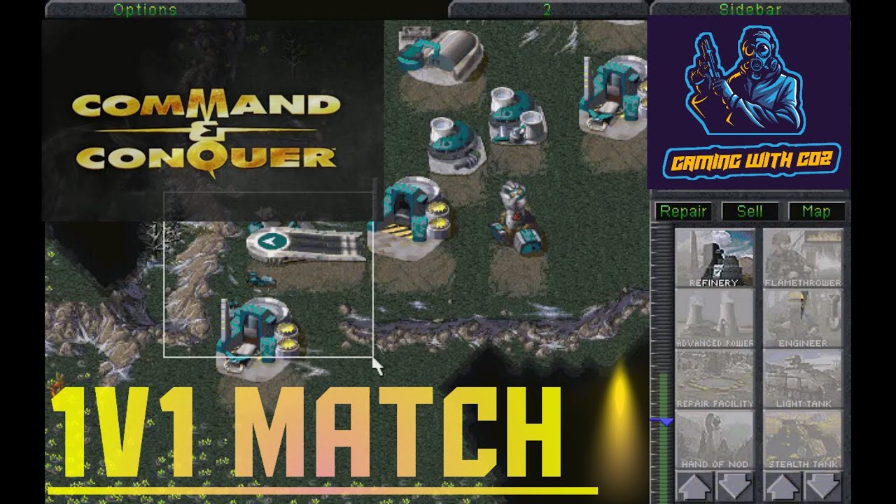 Trying Command & Conquer aka Tiberian Dawn | 1v1 match | HJK map