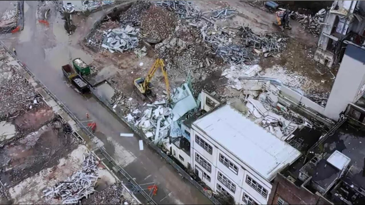[live action] The Demolition Of The Torrington Milk Factory 7th visit