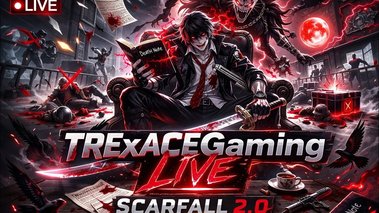 💀 SCARFALL LIVE | One Shot = One Name Written 🖊️ | Death Note Theme