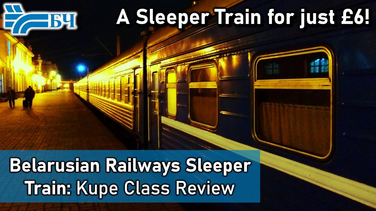 Belarusian Railways Sleeper Train: Kupe Class/Second Class Review - VERY CHEAP (Minsk to Brest)