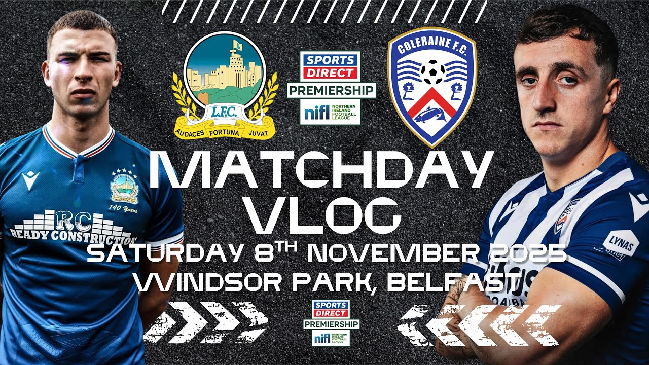 Linfield FC 1-1 Coleraine FC | Видеоблог о матче Премьер-лиги Sports Direct | 8 ноября 2025 г.