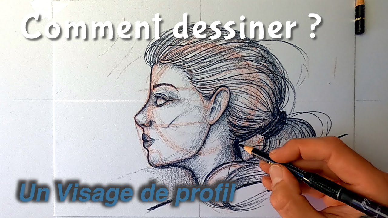 [DESSINER-FACILE] Les techniques pour dessiner un visage de profil.