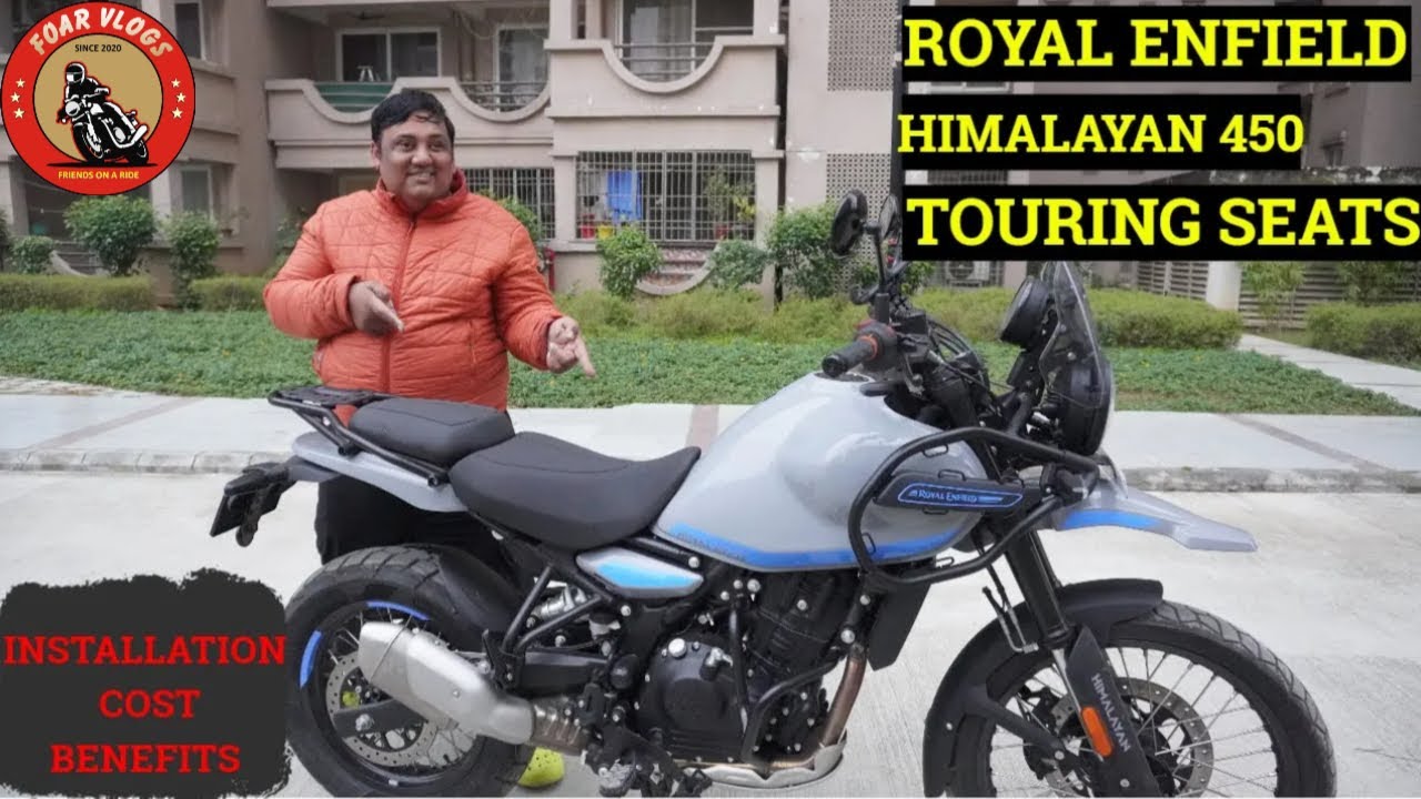 Royal Enfield Himalayan 450 Transformation: Easy Guide to Installing Touring Seats 🔥🔥🔥  Vlog No 663