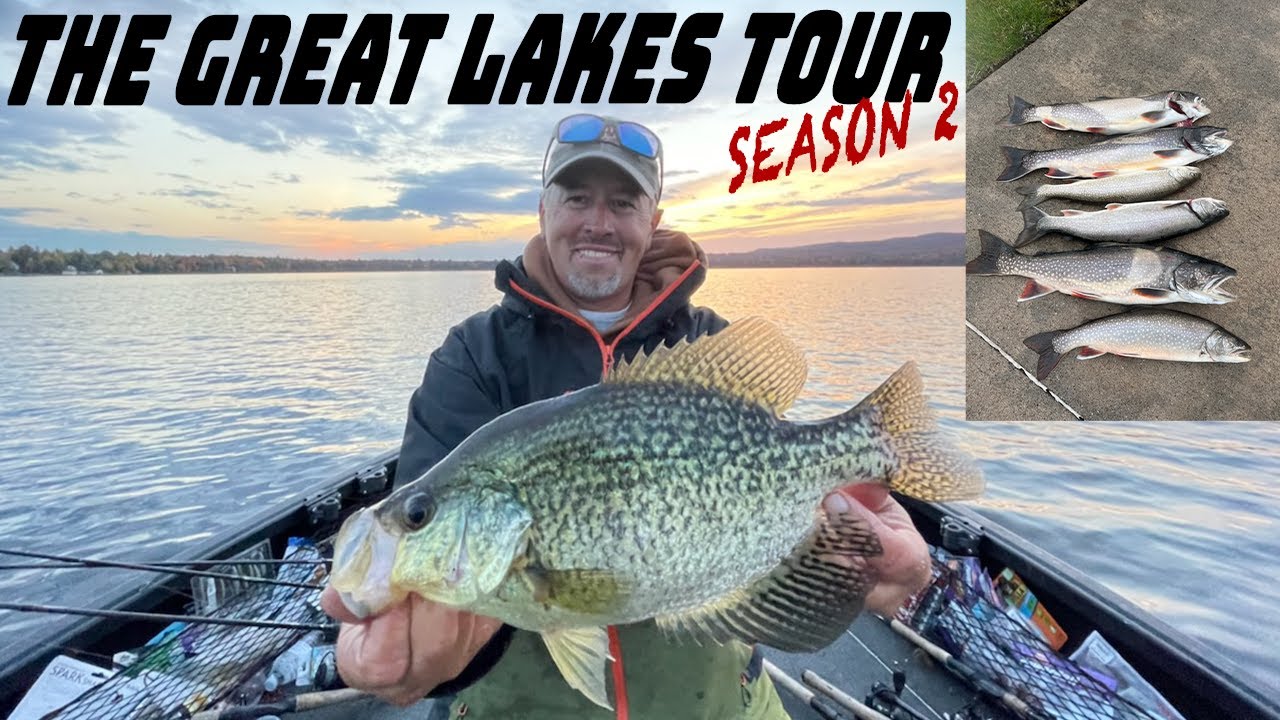 Public Splake SHORE FISHING -Walleyes & Crappies | The Great Lakes Tour Season 2- Ep.3