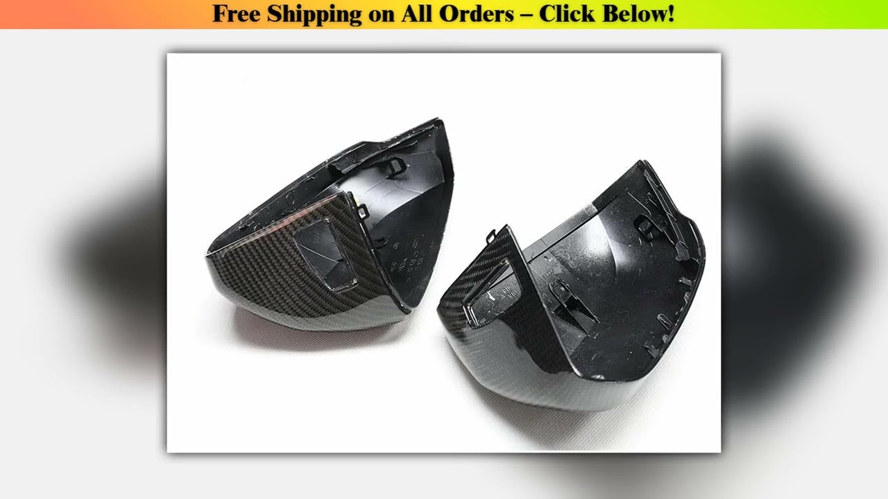 2019+ For Audi Q3 Q2 Q2L SQ2 RSQ3 Replacement 100% Real Carbon Fiber Car Side Rearview Mirror